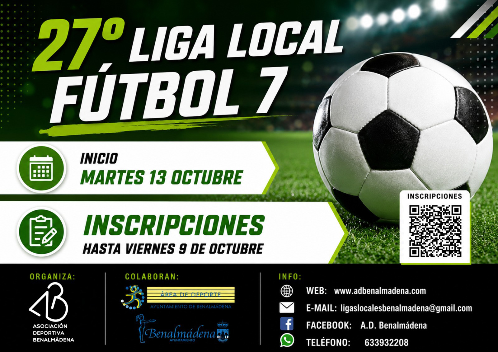 27º LIGA LOCAL FUTBOL 7 - TEMPORADA 26-27