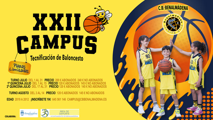 XXII Campus de Tecnificación de Baloncesto CB Benalmádena - MES JULIO