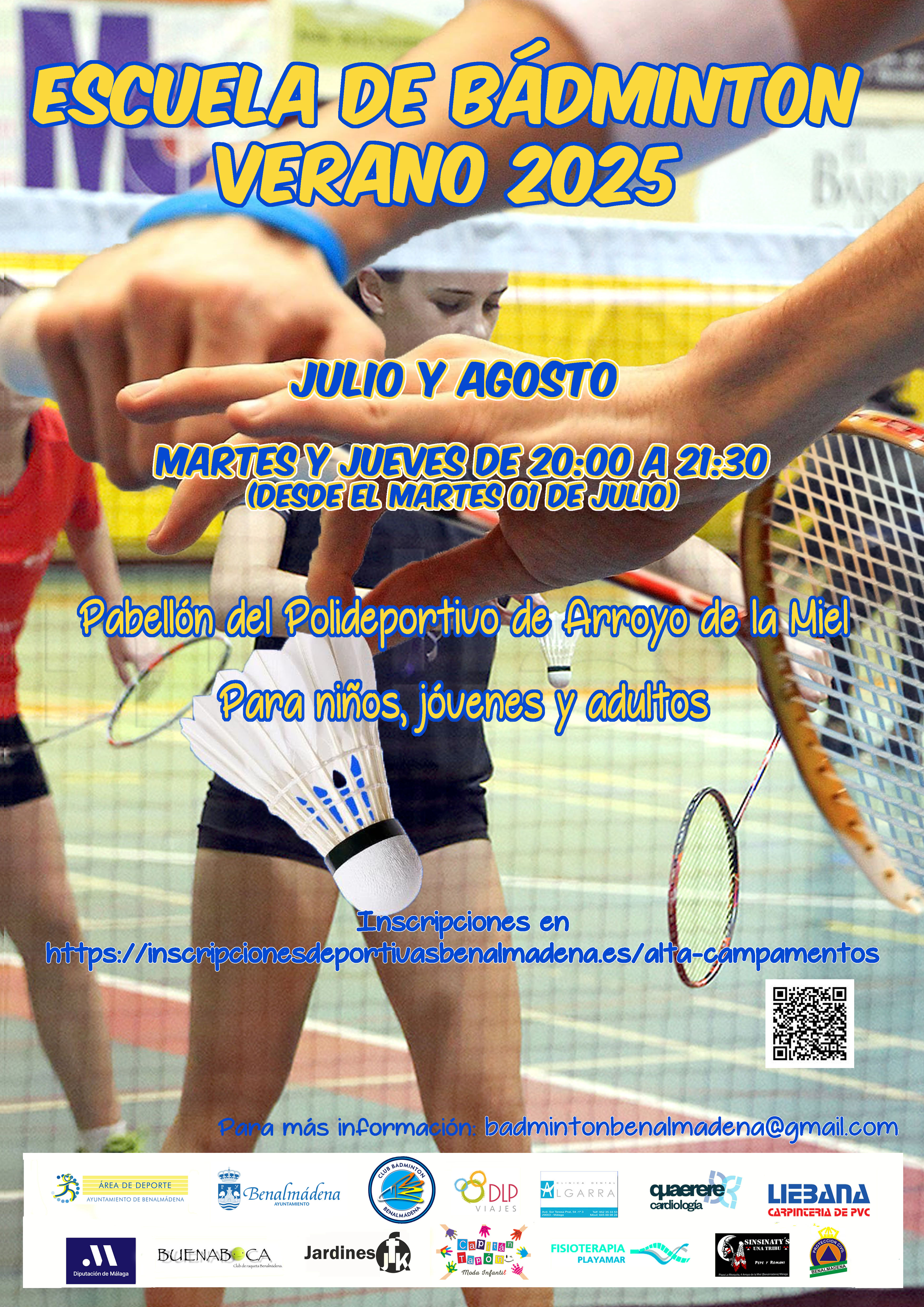 ESCUELA DE VERANO DE BÁDMINTON 2025 - ADULTO